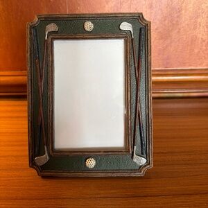 RARE Resin Photo Frame of GOLF Clubs and Golf Balls 4x6”
